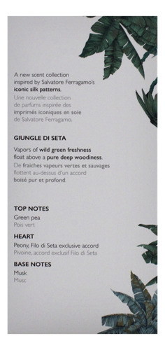 Perfume Salvatore Ferragamo Giungle Di Seta 100ml Unissex - Imagem 6