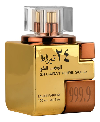 Perfume Lattafa 24 Carat Pure Gold Eau De Parfum 100ml Unise