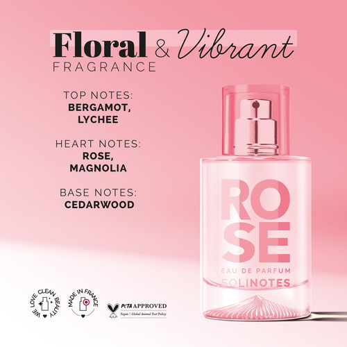 Perfume Solinotes Rose Eau De Parfum 50ml Para Mulheres - Imagem 2