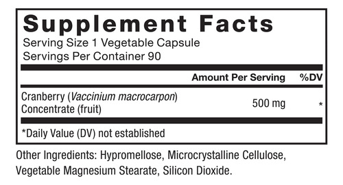 Cápsulas Concentradas De Cranberry Force Factor 90 Cápsulas - Imagem 6