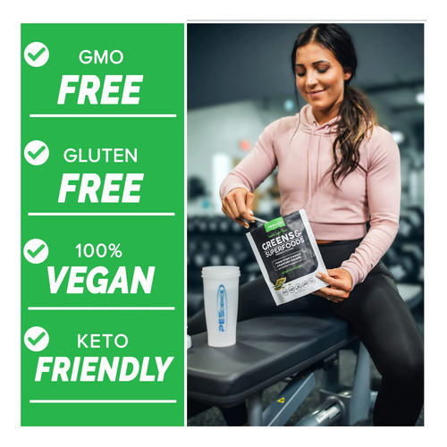 Suplemento Prescience Greens & Superfoods Lime Flavor 30 Ser - Imagem 3