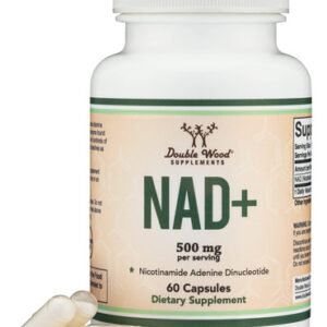 Suplemento Double Wood Nad 500mg 95% Puro Nad+ 30 Dias