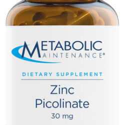 Suplemento De Manutenção Metabólica Picolinato De Zinco 30mg
