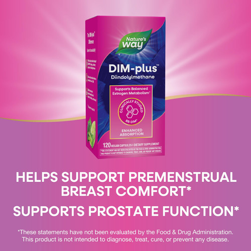 Suplemento Nature's Way Dim-plus Com 120 Cápsulas Vegetarian - Imagem 4