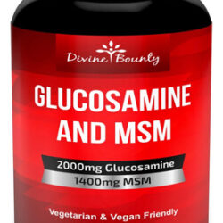 Suplemento Divine Bounty Sulfato De Glucosamina 2000 Mg Com