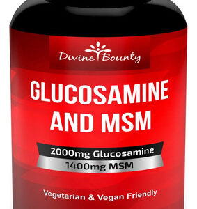Suplemento Divine Bounty Sulfato De Glucosamina 2000 Mg Com