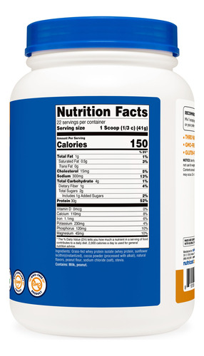Isolado De Proteína De Soro De Leite Nutricost Alimentado Co - Imagem 6