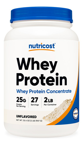 Proteína Em Pó Nutricost Whey Protein Concentrado 907g Unfla