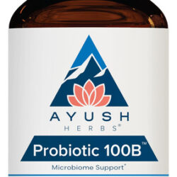 Suplemento Ayush Herbs Probiotic 100g 60 Cápsulas