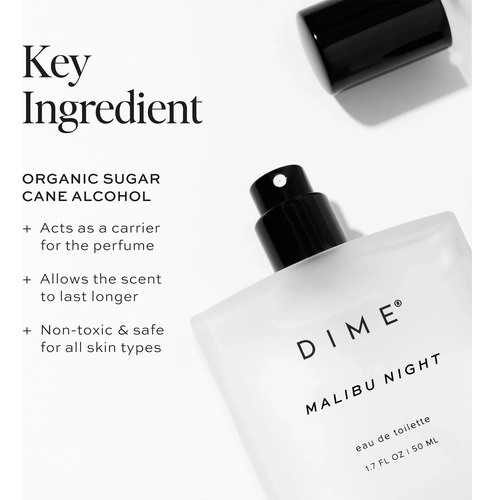 Perfume Dime Beauty Malibu Night Eau De Toilette 50 Ml Para - Imagem 3
