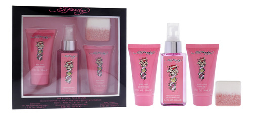 Conjunto De Presentes Femininos Christian Audigier Ed Hardy - Imagem 3