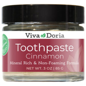 Pasta De Dentes Viva Doria Canela Natural Sem Flúor 90ml