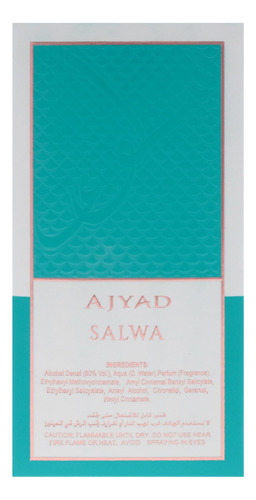 Perfume Ajyad Salwa Eau De Parfum 100ml For Unisex - Imagem 7