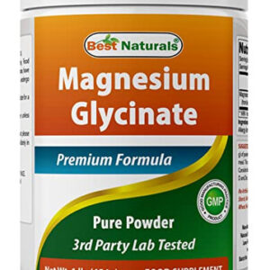 Glicinato De Magnésio Em Pó Best Naturals 454g