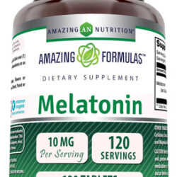 Suplemento Amazing Nutrition Melatonina 10 Mg 120 Comprimido