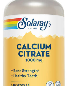 Suplemento Solaray De Citrato De Cálcio De 1000 Mg Para Sist
