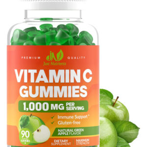 Gomas De Vitamina C Just Nutrients 1000 Mg Para Adultos E Cr