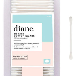 Cotonetes De Algodão Diane, 375 Unidades, 1 Pacote, Pele Sen