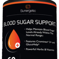 Suplemento De Suporte De Açúcar No Sangue Sunergetic 60 Cáps