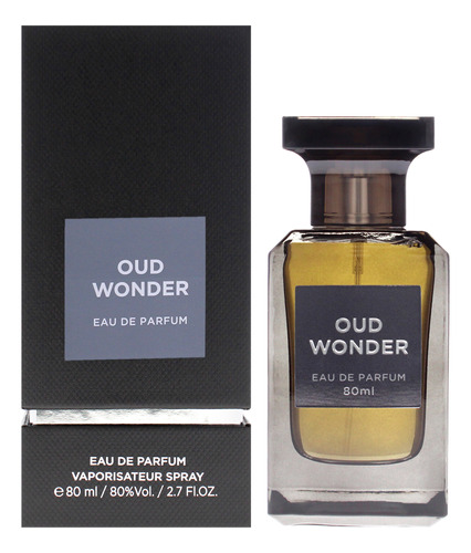 Perfume Fragrance World Oud Wonder Eau De Parfum 80ml For Me