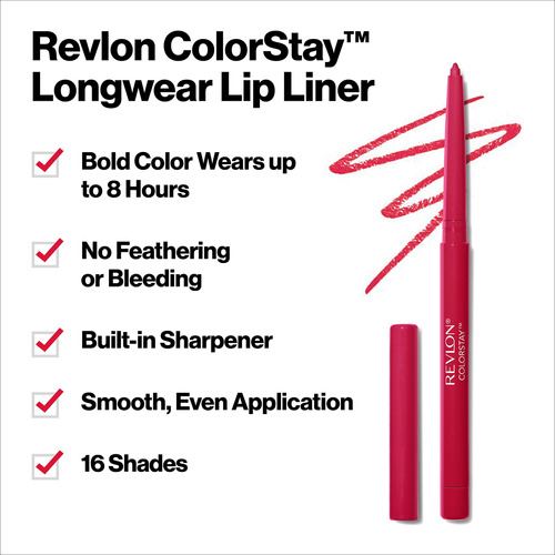 Delineador De Lábios Revlon Colorstay, Ameixa - Imagem 3