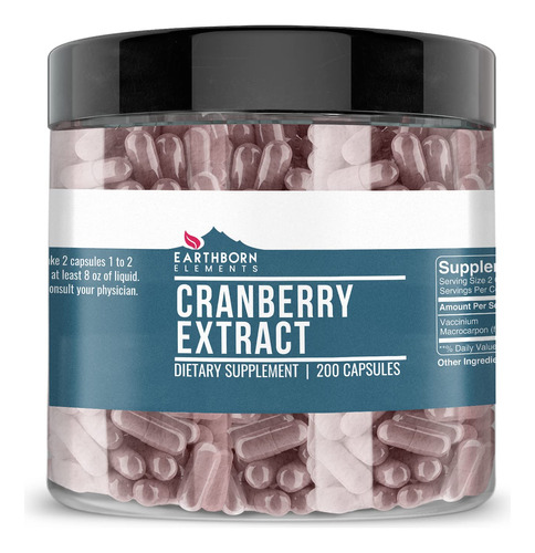 Suplemento Dietético Earthborn Elements Cranberry Extract 20