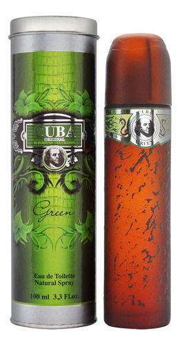 Perfume Cuba Green Eau De Toilette 100ml Para Homens