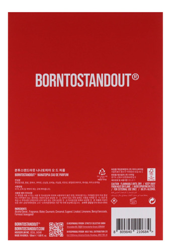 Perfume Born To Stand Out Nanatopia Eau De Parfum 50ml Unise - Imagem 7