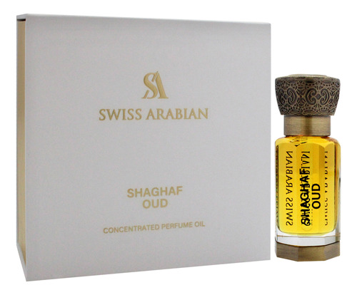 Perfume Swiss Arabian Shaghaf Oud Perfum Oil 12ml Para Uniss - Imagem 3