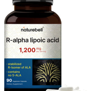 Suplemento Naturebell R Ácido Alfa Lipóico 1.200 Mg 90 Cápsu