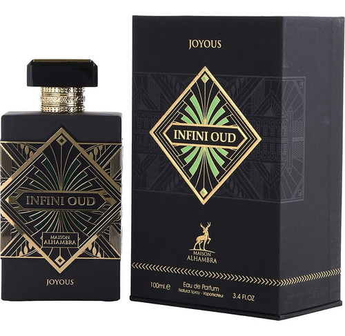 Perfume Maison Alhambra Infini Oud Joyous 100ml Eau De Parfu - Imagem 2