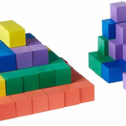Hand2mind Counting Cubes Kids Math Blocos De Espuma De 1 Pol