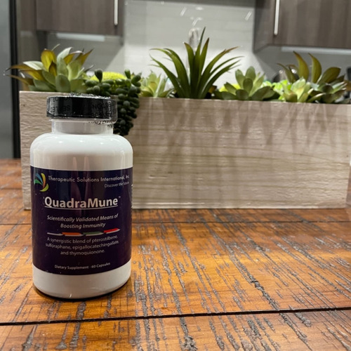Suplemento Dietético Quadramune Immune Support Com Pterostil - Imagem 7