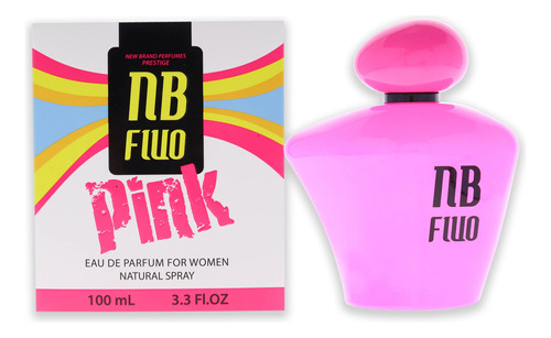 Perfume New Brand Fluo Pink Edp 100ml Para Mulheres
