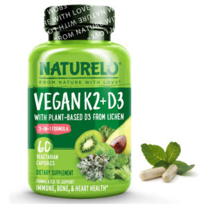 Suplemento Do Sistema Imunitário Naturelo Vegan K2+d3 60