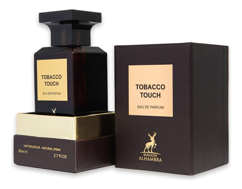 Perfume Maison Alhambra Tobacco Touch Edp 80ml Para Homens - Imagem 2