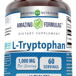 Suplemento Amazing Nutrition L-triptofano 1000 Mg (60 Compri