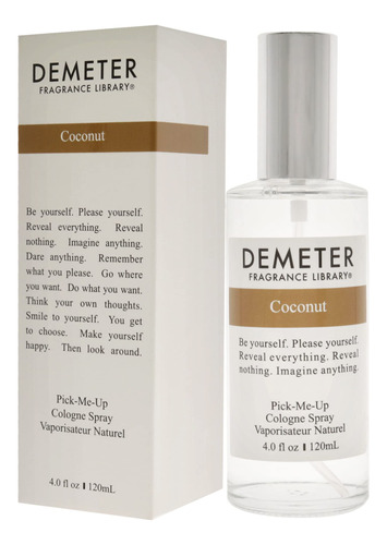Colônia Demeter Perfume Em Spray De Coco, 120 Ml/4 Onças, Un - Imagem 5