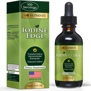 Suplemento De Iodo Go Nutrients Iodine Edge 30ml Para Tireói
