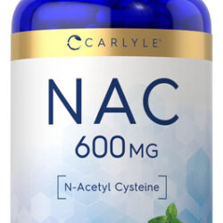 Suplemento Carlyle Nac N-acetilcisteína 600 Mg 180 Cápsulas