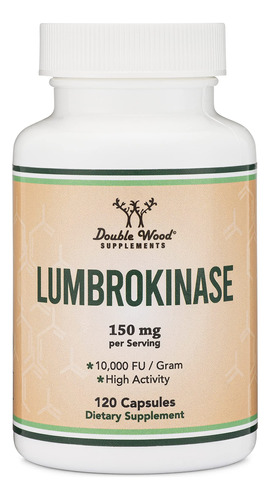 Suplemento Enzimático Lumbroquinase 150 Mg 120 Cápsulas - Imagem 4