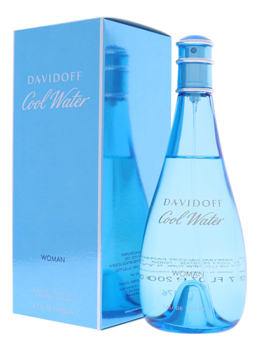 Perfume Davidoff Cool Water Edt Spray 200ml Para Mulheres - Imagem 4
