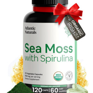 Suplemento Atlantic Naturals Sea Moss Com Espirulina 1000mg