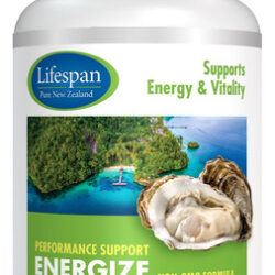 Suplemento Lifespan Energize Oyster Extract 500 Mg 60 Cápsul