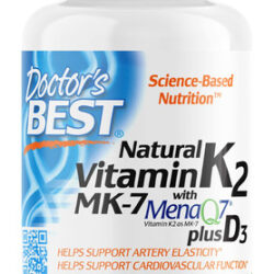 Suplemento Doctor&quots Best Natural Vitamina K2 Mk-7 180mcg