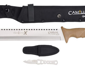 Machete Camillus Carnivore X 18 420 Em Aço Inoxidável