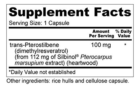 Suplemento Wellness Resources Pterostilbene 100mg 60 Cápsula - Imagem 6