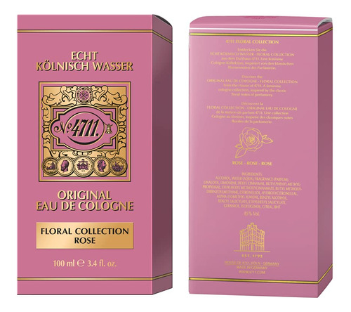 Perfume 4711 Eau De Cologne Spray (unisex) 100ml - Imagem 6
