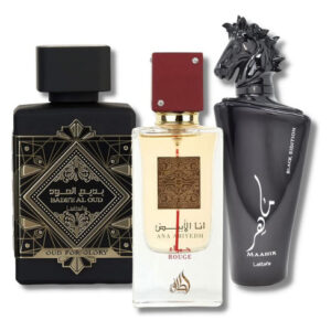 Conjunto De Perfume Unissex De 3 Peças Lattafa Fakhar (100 M