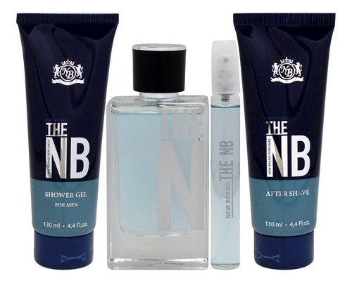 Conjunto De Presentes Perfume New Brand Prestige Para Homens - Imagem 2